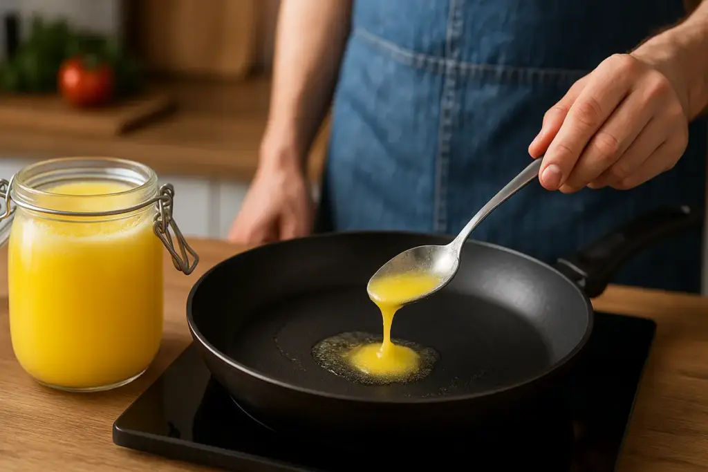 Uso del burro chiarificato in cucina: quando preferirlo all’olio per risultati sorprendenti