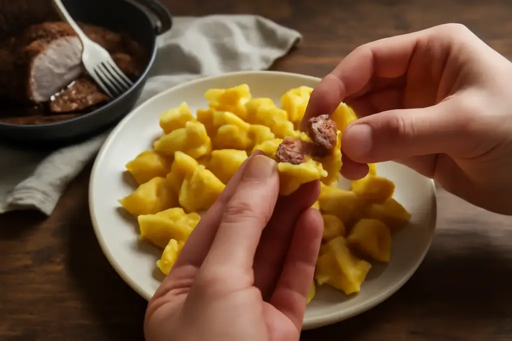 Plin ripieni di arrosto: la tecnica che pochi conoscono per un interno irresistibile
