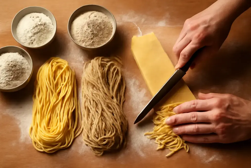Tajarin fatti a mano: la scelta della farina che cambia radicalmente la texture della pasta