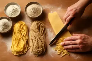 Tajarin fatti a mano: la scelta della farina che cambia radicalmente la texture della pasta
