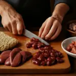 Ricetta finanziera tradizionale: il taglio degli ingredienti che valorizza i sapori forti