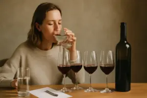 Cosa succede se bevi acqua prima di una degustazione di vini? La risposta inattesa sulla pulizia del palato