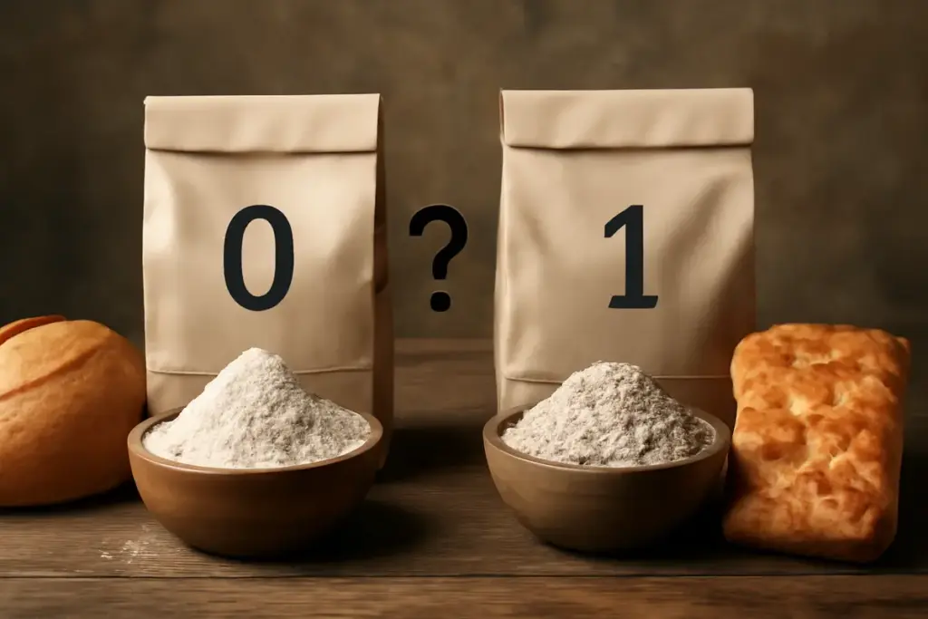 Farina tipo 0 o tipo 1? Scopri la variante che rivoluziona pane e focaccia