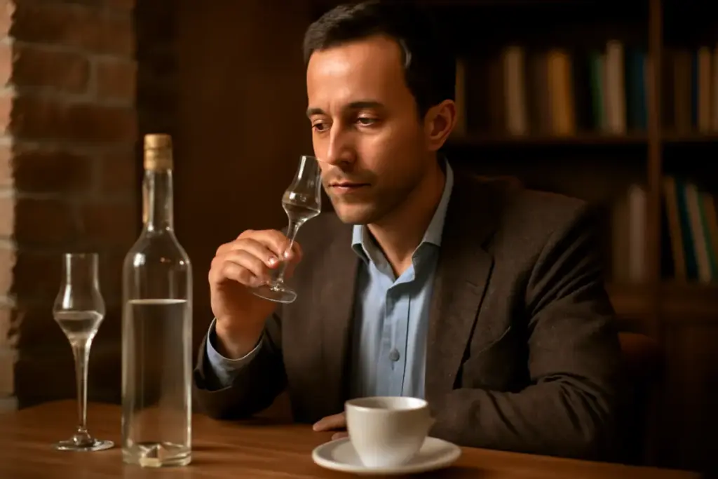 Il giusto servizio della grappa piemontese: un rituale che cambia la percezione al palato