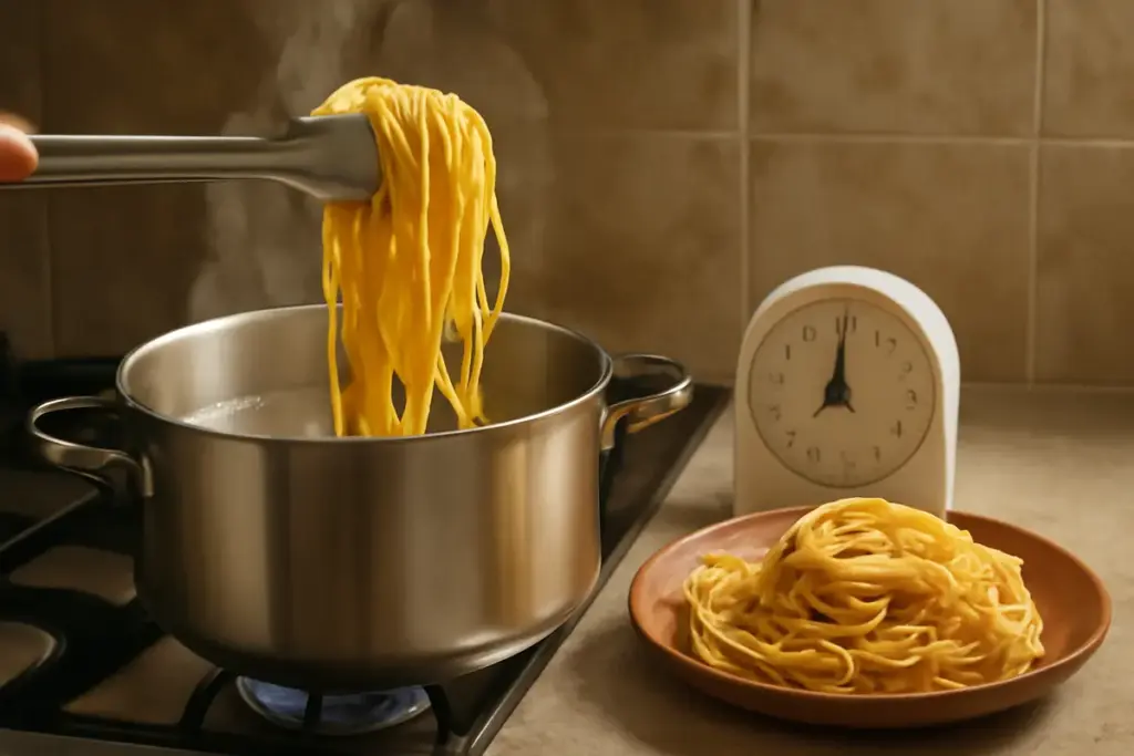 Come non sbagliare la cottura dei tajarin all’uovo? Il tempo ideale che pochi rispettano