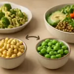 Soia gialla o verde? La variante ideale per arricchire piatti vegani e vegetariani