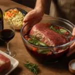 Come cucinare il brasato al Barolo? Il dettaglio che nessuno ti dice sulle marinature per una carne tenera
