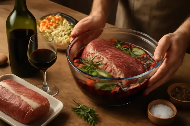 Come cucinare il brasato al Barolo? Il dettaglio che nessuno ti dice sulle marinature per una carne tenera